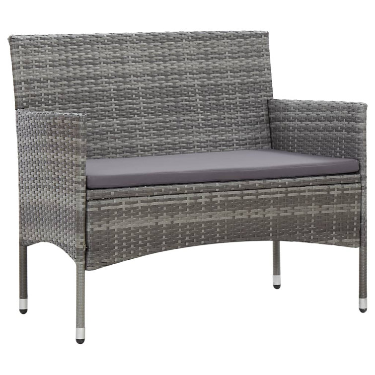 Garten Living Gartenbank aus Polyrattan & Bewertungen Wayfair.de